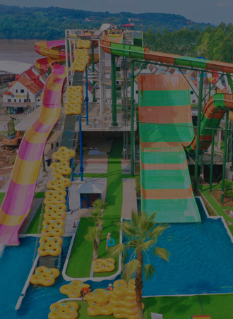 水滑梯使用現場